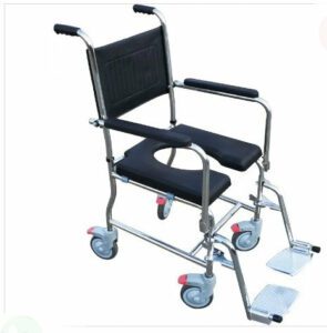 כסא רחצה ושירותים נירוסטה 40 ס"מ